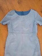Suède jurk, maat L, Kleding | Dames, Jurken, Ophalen of Verzenden, Zo goed als nieuw, Blauw, Onder de knie