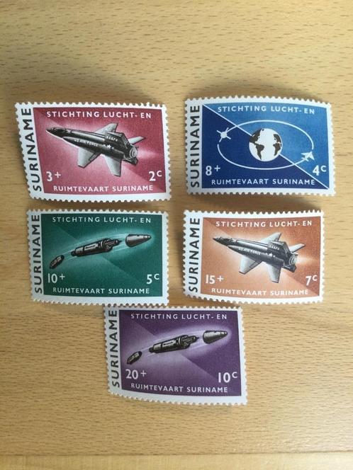 Suriname 1964 luchtvaart en ruimtevaart, Postzegels en Munten, Postzegels | Suriname, Postfris, Ophalen of Verzenden