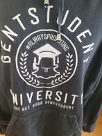 GENT STUDENT hoody hoodie trui maat M valt ruim ipst, Maat 38/40 (M), Zwart, GENT STUDENT, Ophalen of Verzenden