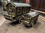 Grote woonwagen/ rolleman zwart met goud, Hobby en Vrije tijd, Ophalen, Nieuw