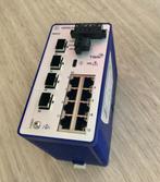 HIRSCHMANN - BRS40 - BOBCAT DIN Rail Switch 8TX /4 SFP, Ophalen of Verzenden, Zo goed als nieuw