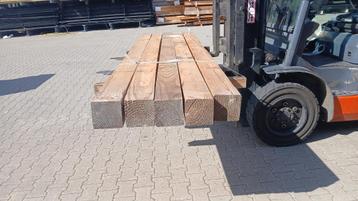 Restpartij Douglas palen 15 x 15 x 300cm 5 stuks beschikbaar voor biedingen