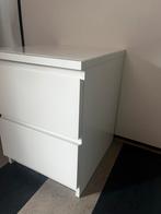 IKEA Nachtkastje - Wit, Ophalen, 1 of 2 laden, Zo goed als nieuw, Minder dan 100 cm