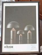 Vico Magistretti Oluce Milano Atollo Metal reclame, Verzenden, 1980 tot heden, Knipsel(s)