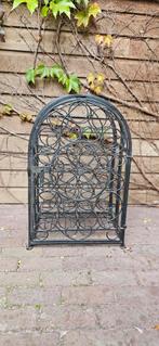 Wijnrek smeedijzer 20 flessen, Huis en Inrichting, Woonaccessoires | Wijnrekken, Ophalen, Zo goed als nieuw, Metaal, 75 cm of meer