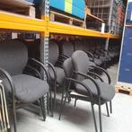 50 stuks Dauphin kantoorstoelen stoelen met grijze stof, Gebruikt, Ophalen of Verzenden, X, Vijf, Zes of meer stoelen
