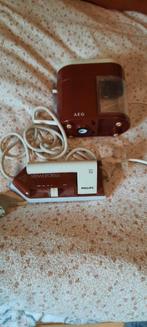 Vintage Strijkijzer Set - Philips & AEG, Witgoed en Apparatuur, Strijkijzers en Strijkplanken, Ophalen of Verzenden, Gebruikt