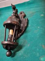 wandkandelaar met echt kaars vintage, Huis en Inrichting, Woonaccessoires | Kandelaars en Kaarsen, Ophalen of Verzenden, 'T Olde Gre-j