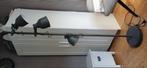 Ikea HEKTAR lamp met 3 spots, Huis en Inrichting, Lampen | Vloerlampen, Ophalen, Zo goed als nieuw, 150 tot 200 cm