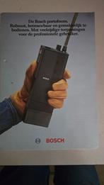 Folder bosch portofoons hfg 84  hfg174 hfg 454, Telecommunicatie, Portofoons en Walkie-talkies, Ophalen of Verzenden, Zo goed als nieuw