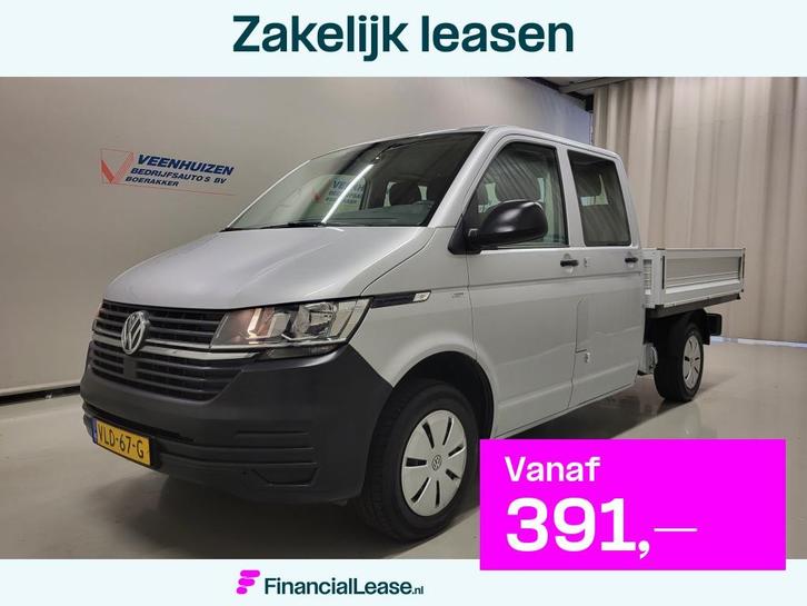 Volkswagen Transporter 2.0TDI Dubbele Cabine Pick-Up Euro 6, Auto's, Volkswagen, Bedrijf, Lease, Financial lease, Transporter
