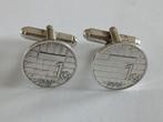 Zilveren manchetknopen, Sieraden, Tassen en Uiterlijk, Manchetknopen, Ophalen of Verzenden, Zo goed als nieuw, Zilver