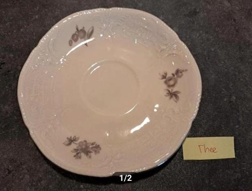 Rosenthal grey rose schoteltje (voor theekopje), Antiek en Kunst, Antiek | Servies los, Ophalen of Verzenden