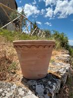 Handgemaakte Italiaanse terracotta pot Spoleto | ø30cm, Tuin en Terras, 25 tot 40 cm, Rond, Nieuw, Ophalen of Verzenden