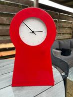 Leuke ikea klok rood, Ophalen of Verzenden, Gebruikt, Analoog, Staande klok