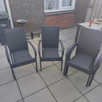 6 rieten tuinstoelen met kussens, Ophalen, Zo goed als nieuw, Rotan