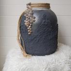 Plantenpot vaas in grijs en stoere stijl, Verzenden, Nieuw