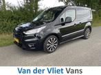 Ford Transit Connect 1.5 E6 120pk Automaat Limited 3-zits BP, Gebruikt, Euro 6, 4 cilinders, Zwart
