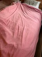 Optidee Teddy Pluche Dekbed Roze - 1 Persoon + Kussensloop, Gebruikt, Eenpersoons, Dekbedovertrek, Ophalen of Verzenden