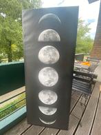 Schilderij maan, Antiek en Kunst, Kunst | Tekeningen en Foto's, Ophalen