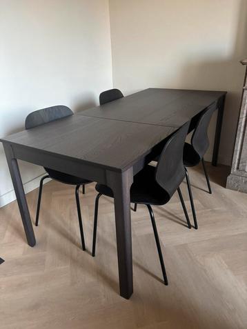 IKEA EKEDALEN eettafel 180/120cm x 80cm + 4 SIGTRYGG stoelen beschikbaar voor biedingen