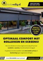 Acties rolluiken en screens!, Nieuw, Elektrische bediening, Ophalen