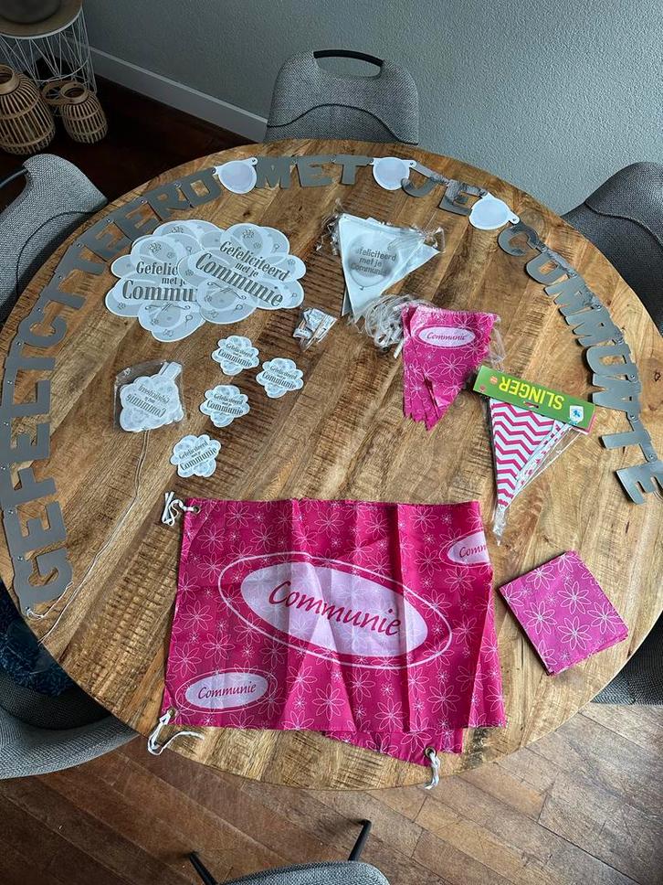 Communie Versiering Pakket, Kinderen en Baby's, Kinderspulletjes, Gebruikt, Ophalen of Verzenden