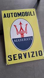 Garagebord Maserati of Alfa Romeo. 20x30cm., Ophalen of Verzenden