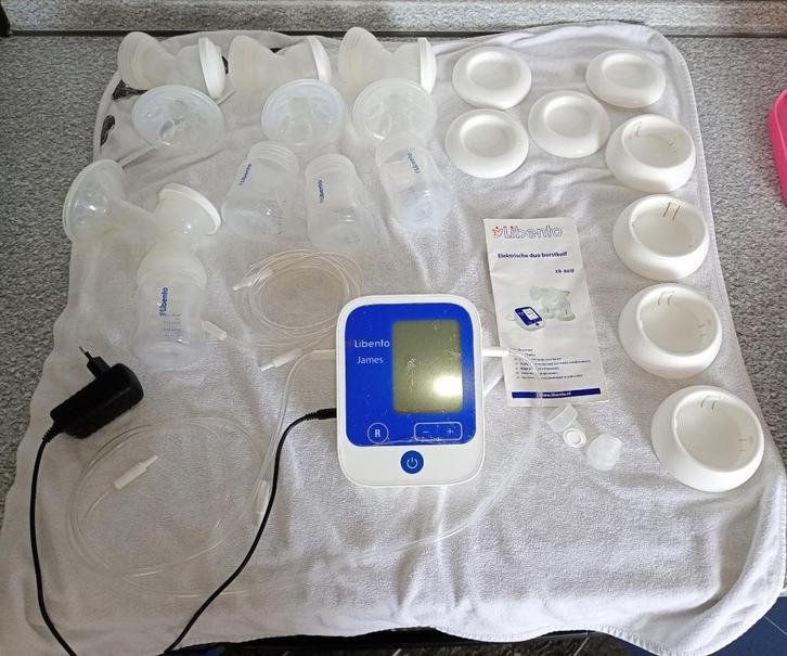 Dubbele borstkolf elektrisch Libento James +extra onderdelen, Kinderen en Baby's, Babyvoeding en Toebehoren, Borstkolf, Ophalen of Verzenden