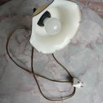 Wandlamp, schemerlamp, glazen kap, messing wandsteun, Ophalen of Verzenden, Nieuw, Glas