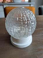 Fraaie vintage glazen plafondlamp | bollamp uit glas, Ophalen of Verzenden, Gebruikt, Glas, Vintage