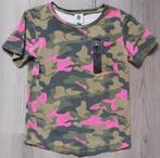 roze camouflage shirt maat 128/134, Kinderen en Baby's, Gebruikt, Ophalen of Verzenden, Shirt of Longsleeve, Zero