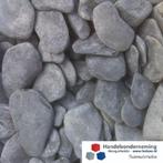 Flat pebbles zwart ronde platte siergrind decoratie border, Overige materialen, Verzenden, Nieuw, Antraciet