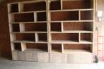 boekenkast van gebr steigerhout, Nieuw, 25 tot 50 cm, 200 cm of meer, Met plank(en)