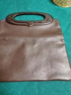 handtas  jaren 50 bruin leder vintage, Sieraden, Tassen en Uiterlijk, Tassen | Damestassen, Ophalen of Verzenden, 'T Olde Gre-j