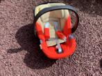 Cybex Aton 5 autostoeltje zwart oranje ophalen in Veenendaal, Kinderen en Baby's, Autostoeltjes, Autogordel of Isofix, Zijbescherming