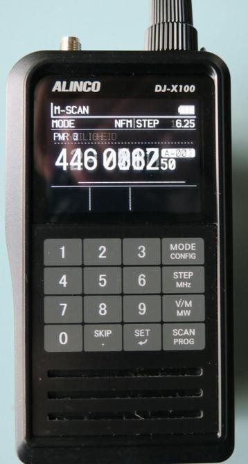 Alinco DJ-X100E met ingebouwde AIS/Acars decoder (zie adv) beschikbaar voor biedingen