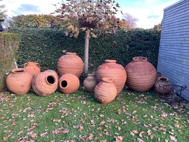 Antieke terracotta kruiken en amforen, unieke collectie, Antiek en Kunst, Antiek | Keramiek en Aardewerk, Ophalen