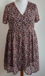 Majolica zwart jurkje met kleine bloemetjes mt. L, Kleding | Dames, Zwart, Maat 42/44 (L), Zo goed als nieuw, Boven de knie