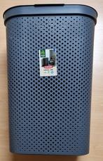 Curver Infinity recycled dots wasmand met deksel, 60L, grijs, Huis en Inrichting, Nieuw, Grijs, Overige typen, Ophalen of Verzenden