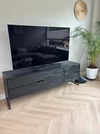 Tv-meubel van Woood - zwart, Ophalen, 150 tot 200 cm, Zo goed als nieuw, Minder dan 100 cm