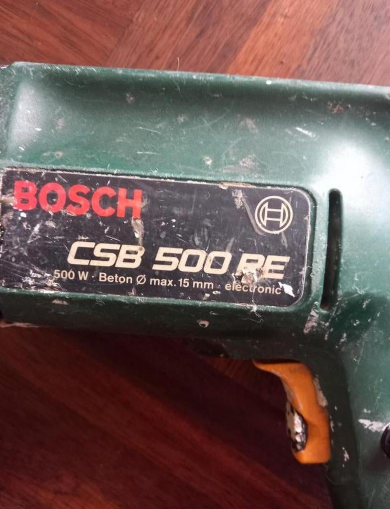 Bosch boormachine csb 500 RE, geldrop of mierlo, Ophalen of Verzenden, 400 tot 600 watt, Boormachine