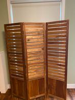Houten Kamerscherm / Roomdivider Teakhout, Huis en Inrichting, Ophalen, Zo goed als nieuw