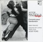 Piazzolla: Bandonéon-concert, Moviementos, Tangos - Mainetti, Ophalen of Verzenden, Modernisme tot heden, Zo goed als nieuw, Orkest of Ballet
