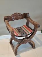 Antieke Dagobert Stoel, Antiek en Kunst, Ophalen of Verzenden