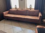 WOOOD 3-zitsbank cognac, Huis en Inrichting, Banken | Bankstellen, Ophalen, 250 tot 300 cm, Gebruikt, Driepersoons