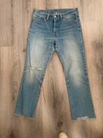 Levi's Cropped Broek Maat 29, Ophalen of Verzenden, Gedragen, Blauw, W28 - W29 (confectie 36)