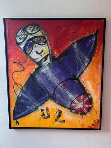 Originele Herman Brood “U2” (110x130cm) 