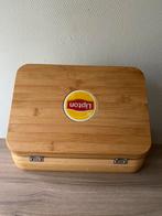 Vintage Lipton houten theedoos 8-vaks, Ophalen of Verzenden, Zo goed als nieuw, Gebruiksvoorwerp