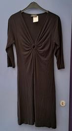 Studio Anneloes jurk zwart effen viscose 3/4 mouw M-L 41170, Studio Anneloes, ., Zwart, Maat 42/44 (L)